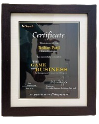 The Game of Business -Certificate